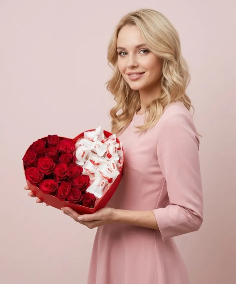 Сердечко с Розами и Раффаэлло